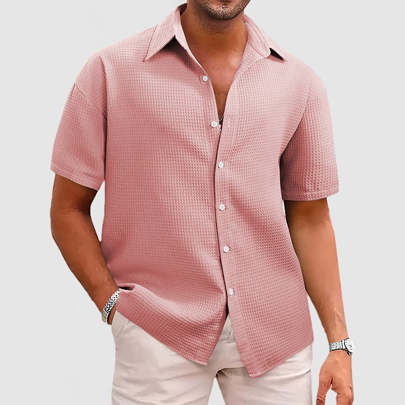 TeppyTrend™ Elijah Waffle Knit Shirt